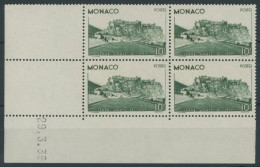 MONACO 189 VB , 1939, 10 Fr. Louis-II. Stadion Im Viererblock Aus Der Bogenecke Mit Druckdatum, Pracht, Mi. (680.-) - Otros & Sin Clasificación