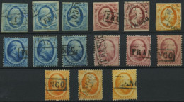 NIEDERLANDE 1-6 O, 1852/64, König Willem III, 15 Werte In Nuancen, Feinst/Pracht - Otros & Sin Clasificación