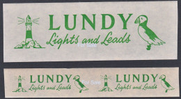#MB05 Great Britain Lundy Island Puffin Stamp Parcel Tape - 2 Sizes Retirment Sale Price Slashed! - Local Issues