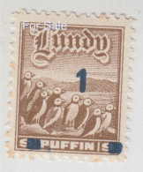 #MB29 Great Britain Lundy Island Puffin Stamp Provisional Overprint #172(b) Retirment Sale Price Slashed! - Ortsausgaben