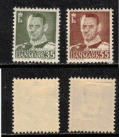 KING FREDERIK IX DENMARK DANMARK DÄNEMARK 1951 MH(*) MI 309 315 - Nuevos