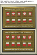 SAMMLUNGEN, LOTS , Bis Auf Ein Paar Werte Der Jahre 1966/7 Komplette Postfrische Sammlung Polen Von 1966-70 Im KA-BE Alb - Verzamelingen