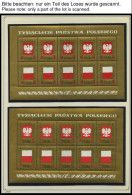SAMMLUNGEN, LOTS , Bis Auf Ein Paar Werte Der Jahre 1966/7 Komplette Postfrische Sammlung Polen Von 1966-70 Im KA-BE Alb - Collections