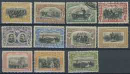 RUMÄNIEN 187-96,192F , 1906, Regentschaft, Mi. Nr. 189 Und 190 Gestempelt, Sonst Postfrischer Prachtsatz - Andere & Zonder Classificatie