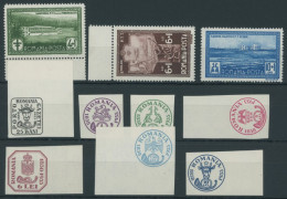 RUMÄNIEN 446-48,50-56 , 1932, Postbeamte Und 75 Jahre Briefmarken, 2 Postfrische Prachtsätze, Mi. 80.- - Altri & Non Classificati