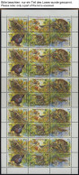 RUSSLAND KB , 1997, Einheimische Fauna Und Russisches Museum, 5 Kleinbogen (Mi.Nr. 597-601, 623-26), Pracht, Mi. 70.- - Altri & Non Classificati