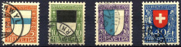 SCHWEIZ BUNDESPOST 175-78 O, 1922, Pro Juventute, Prachtsatz, Mi. 95.- - Usados