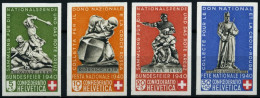 SCHWEIZ BUNDESPOST 369-72 , 1940, Einzelmarken Pro Patria, Prachtsatz, Mi 310.- - Nuevos