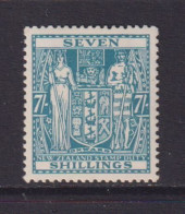 NEW ZEALAND  - 1940-52 Postal Fiscal  Wmk Single Lined NZ And Star Close Together 7s Hinged Mint - Steuermarken/Dienstmarken