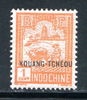 KOUANG TCHEOU- Y&T N°77- Neuf Avec Charnière * - Unused Stamps