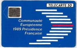 TELECARTE F107B COMMUNAUTE EUROPEENNE - 1990