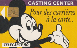 TELECARTE F201 MICKEY CASTING CENTER (2) - 1992