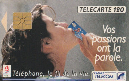TELECARTE F240 VOS PASSIONS ONT LA PAROLE (2) - 1992