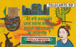 TELECARTE F226 HOLLYWOOD CEWING GUM - 1992