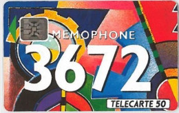 TELECARTE F293b 3672 BLANC - 1992