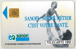 TELECARTE F123 SANOFI - 1991