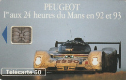 TELECARTE F399 PEUGEOT (2) - 1993