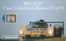 TELECARTE F399 PEUGEOT - 1993