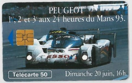 TELECARTE F415 PEUGEOT DIMANCHE 16H - 1993