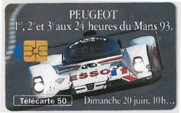 TELECARTE F413 PEUGEOT DIMANCHE 10H - 1993