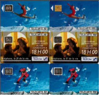 LOTTO 6 TELECARTE FRANCESI ANNO 1991  (91 13 - 1991