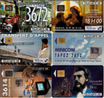 LOTTO 6 TELECARTE FRANCESI ANNO 1992 (92 1 - 1992