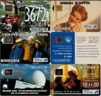 LOTTO 6 TELECARTE FRANCESI ANNO 1992 (92 13 - 1992