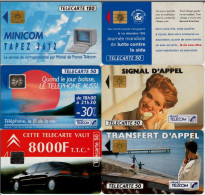 LOTTO 6 TELECARTE FRANCESI ANNO 1992 (92 2 - 1992