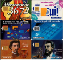 LOTTO 6 TELECARTE FRANCESI ANNO 1993 (93 10 - 1993