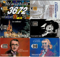 LOTTO 6 TELECARTE FRANCESI ANNO 1993 (93 3 - 1993