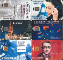 LOTTO 6 TELECARTE FRANCESI ANNO 1993 (93 44 - 1993