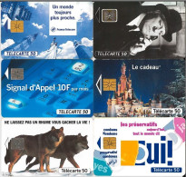 LOTTO 6 TELECARTE FRANCESI ANNO 1993 (93 48 - 1993