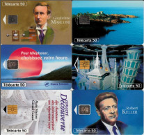 LOTTO 6 TELECARTE FRANCESI ANNO 1994 (94 7 - 1994