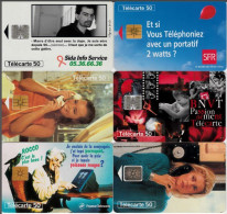 LOTTO 6 TELECARTE FRANCESI ANNO 1995 (95 8 - 1995