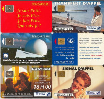 LOTTO 6 TELECARTE FRANCESI ANNO 1992 (92 18 - 1992