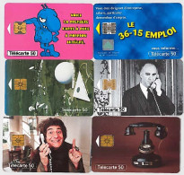 LOTTO 6 TELECARTE FRANCESI ANNO 1998 (1 - 1998