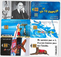 LOTTO 6 TELECARTE FRANCESI ANNO 1998 (2 - 1998