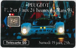 TELECARTE F407 PEUGEOT 905 2 - 1993