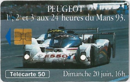 TELECARTE F415 PEUGEOT 905 2 - 1993