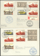 LUFTPOST SF 43.1 BRIEF, 13.7.1943, 30 Jahre Alpenflug, BERN-ZÜRICH Und ZÜRICH-BERN, 2 Prachtbriefe - Premiers Vols