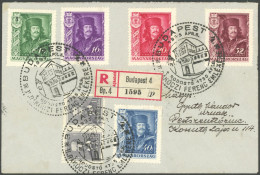 UNGARN 517-21 BRIEF, 1935, 200. Todestag Auf FDC, Einschreibbrief, Pracht - Sonstige & Ohne Zuordnung