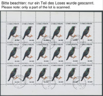 SAO TOME UND PRINCIPE 1330-33KB O, 1992, Fauna Und Flora Im Kleinbogensatz (18), Marken Pracht, Mi. 720.- - Sao Tome And Principe