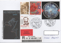 Croatia 2009, Michel 905 - 906, Europa, Uprated Registered FDC, Space - 2009