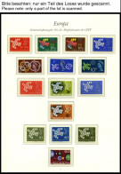 EUROPA UNION , 1961-64, Taube, Stilisierter Baum, Ornament Und Stilisierte Blume, 4 Komplette Jahrgänge, Pracht, Mi. 296 - Verzamelingen