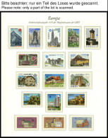 EUROPA UNION , 1978, Baudenkmäler, Kompletter Jahrgang, Pracht, Mi. 150.30 - Sammlungen