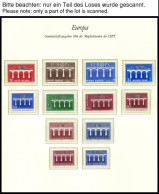 EUROPA UNION , 1984, Brücke, Kompletter Jahrgang Mit Markenheftchen Griechenland Und Schweden, Pracht, Mi. 206.40 - Collezioni