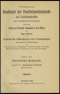 PHIL. LITERATUR Krötzsch-Handbuch Der Postfreimarkenkunde - Abschnitte XI, Norddeutscher Postbezirk, Mit Lichttafeln II- - Filatelie En Postgeschiedenis