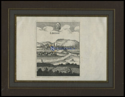 LIEBENAU/DIEMEL, Gesamtansicht, Kupferstich Von Merian Um 1645 - Stiche & Gravuren