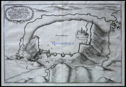 STATTHAGEN/WESTF., Gesamtansicht, Beschuß Der Festung, Kupferstich Von Merian Um 1645 - Estampas & Grabados