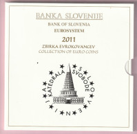COFFRET EUROS SLOVENIE 2011 NEUF FDC - 10 MONNAIES - Slovenië